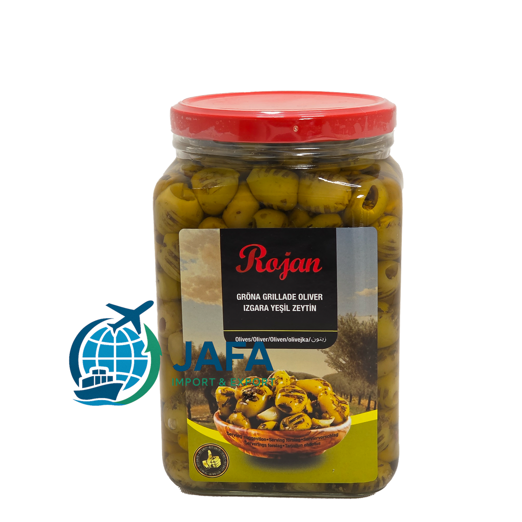 [2858] Rojan Green Olives Grilled 1600gr*6