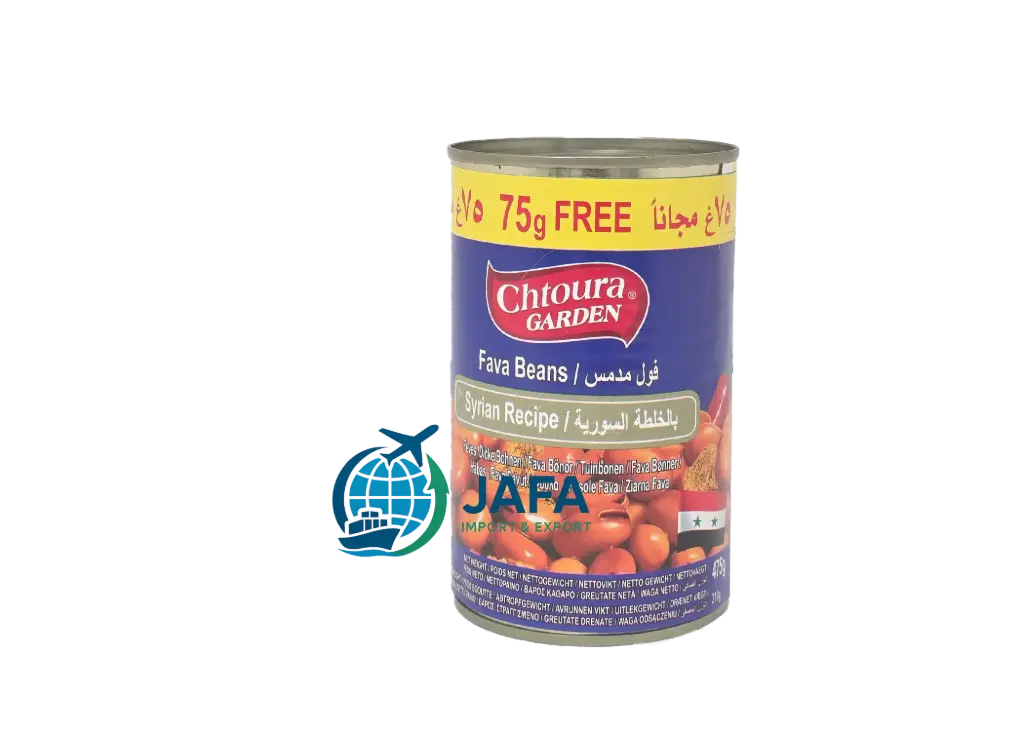 Chtoura GARDEN Fava Beans Syrian Recipe 475g*24