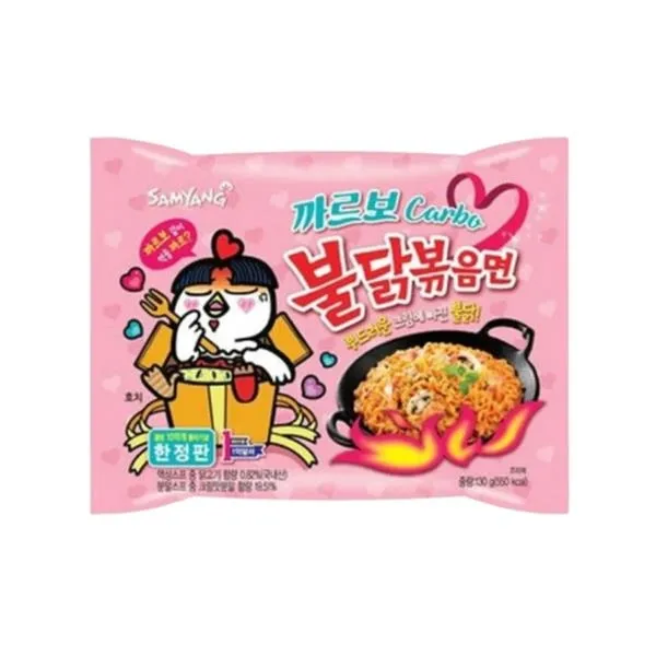 Samyang noodle hot chicken carbonara 130 gr x 40pc