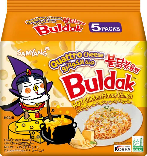 Samyang noodle hot chicken cheese 140 gr x 5 st