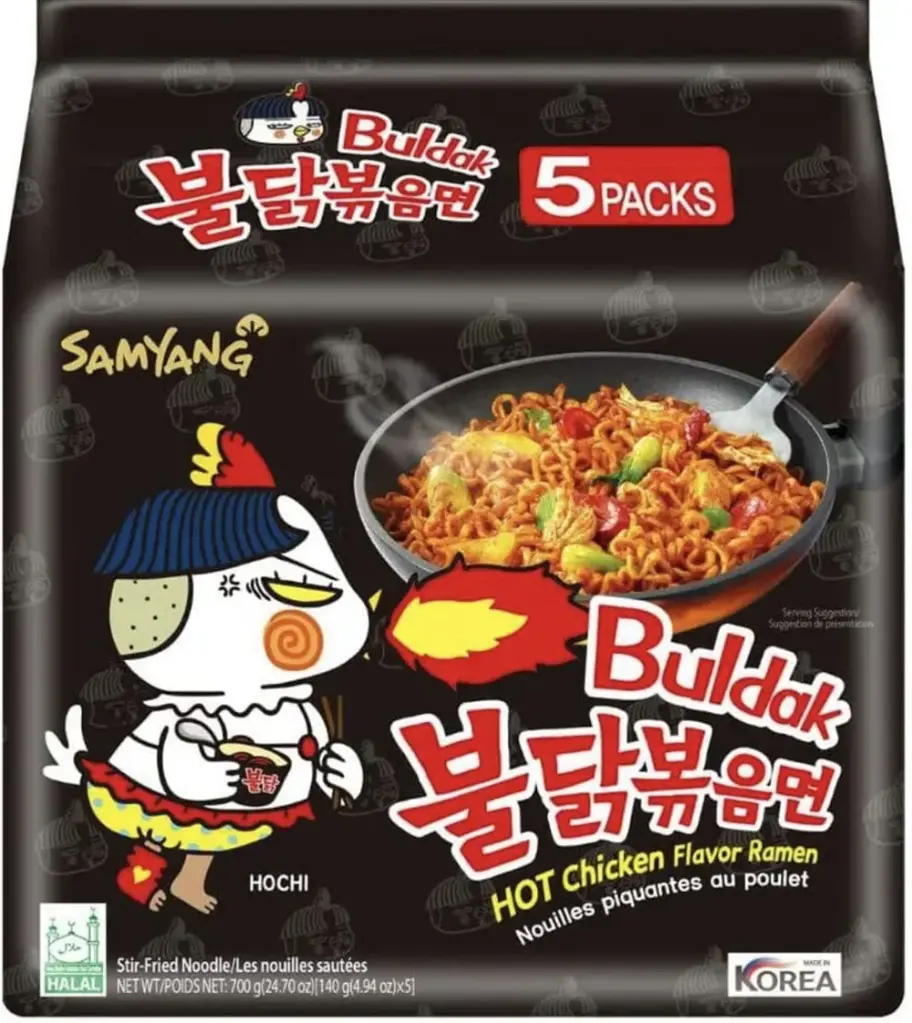 Samyang noodle hot chicken 140 gr x 5 st