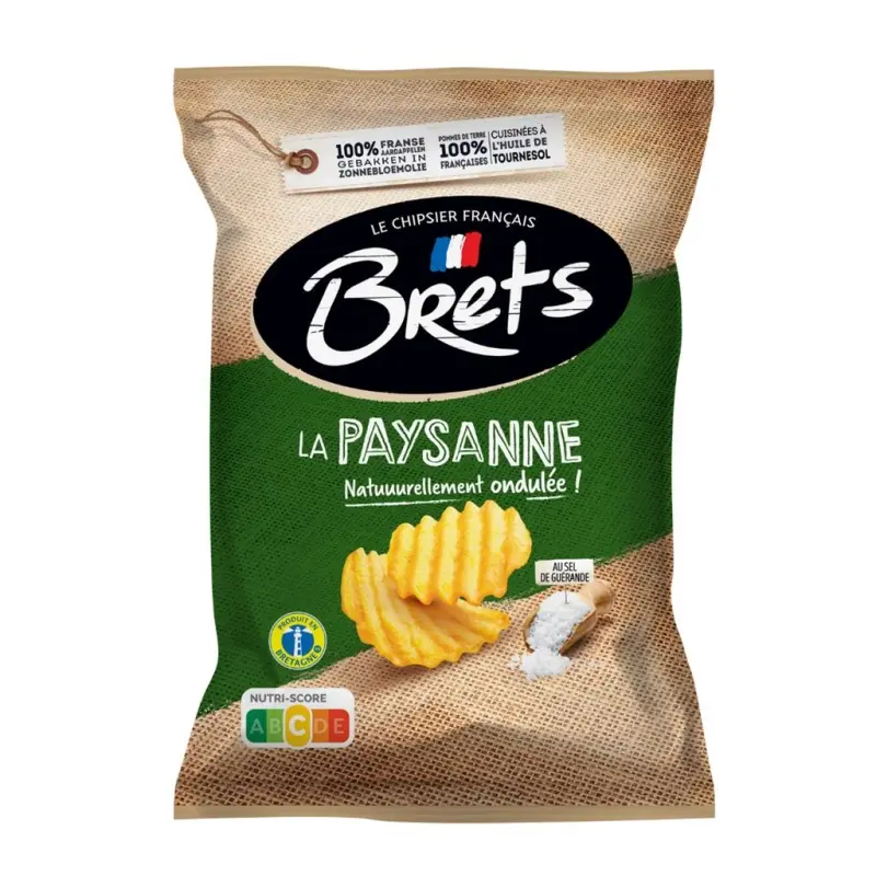 Brets Paysanne met Guérande zout 125 gr x 10 st