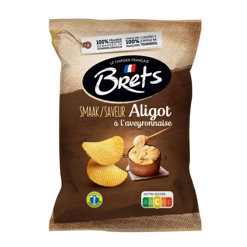 Chips Brets Aligot Aveyronnaise smaak 125 gr x 10 pc