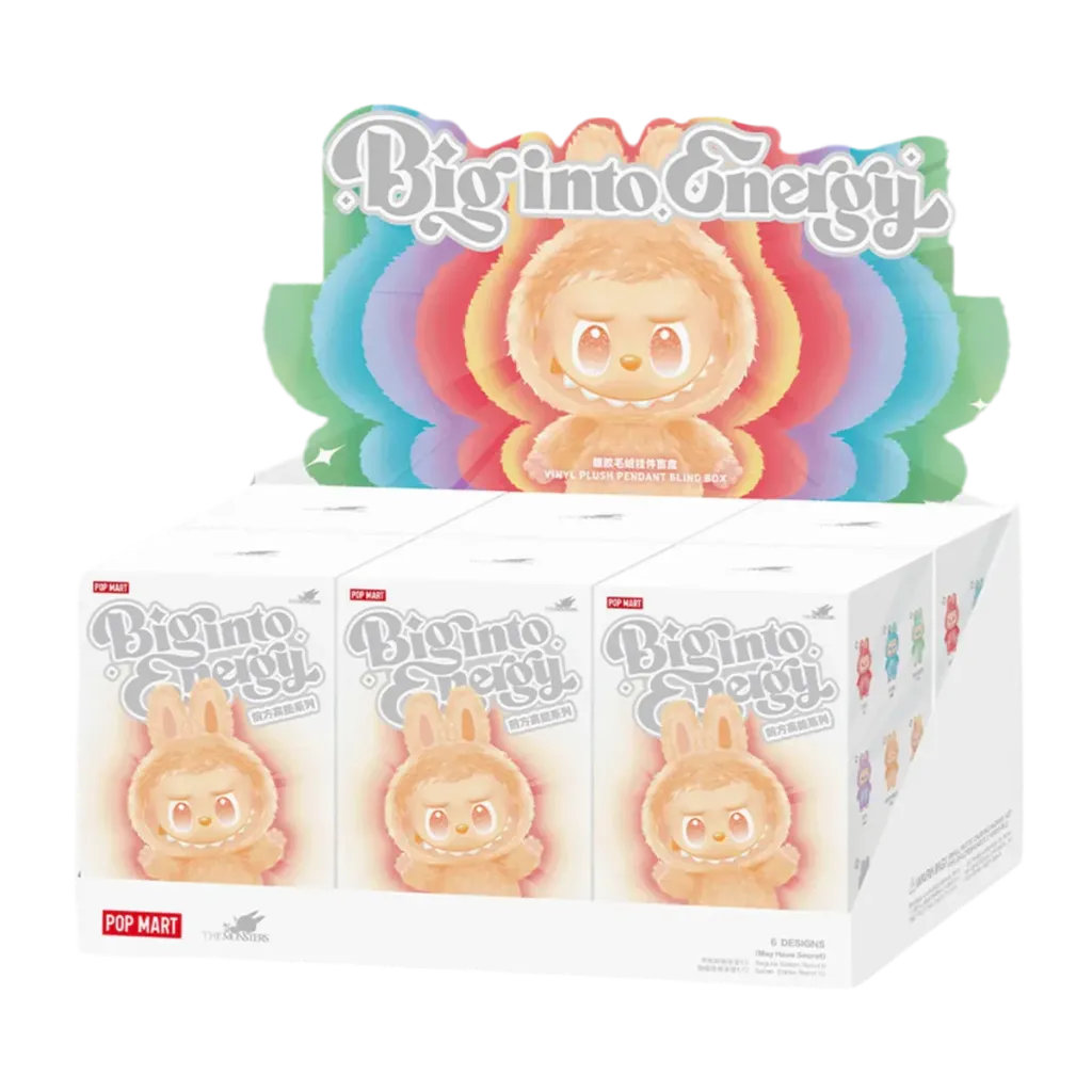 [8081] Pop Mart Labubu The Monstres – Big Into Energy Series - Blind Box - 6 Stuk