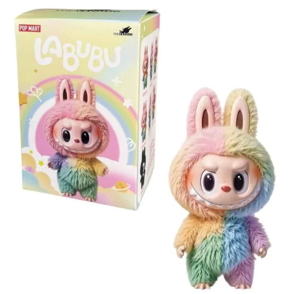 POP MART the Monsters Labubu Rainbow Secret Plush 6 Stuk