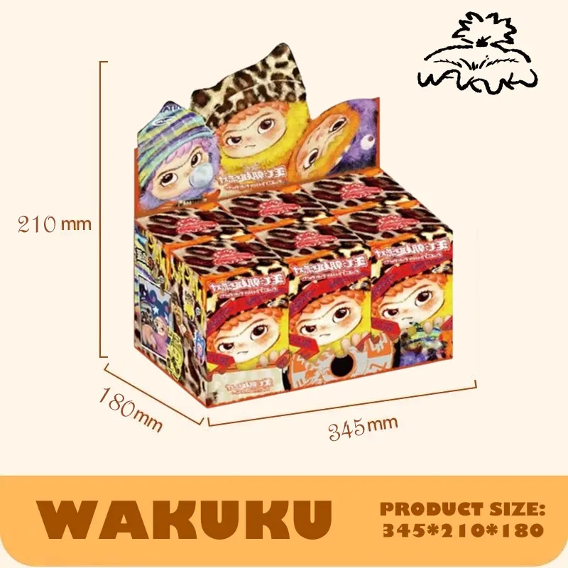 [8086] The Wakuku (V1) Fuzzy Trendy Party BLIND BOX 6 stuk