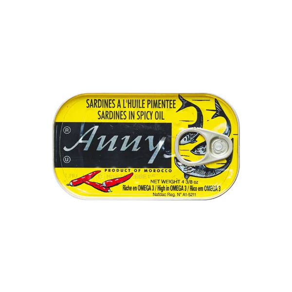 [2918] Anny Sardines In Spicy Oil 125g*50
