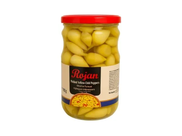 Rojan Pickled Yellow Chili Peppers 550gr*12