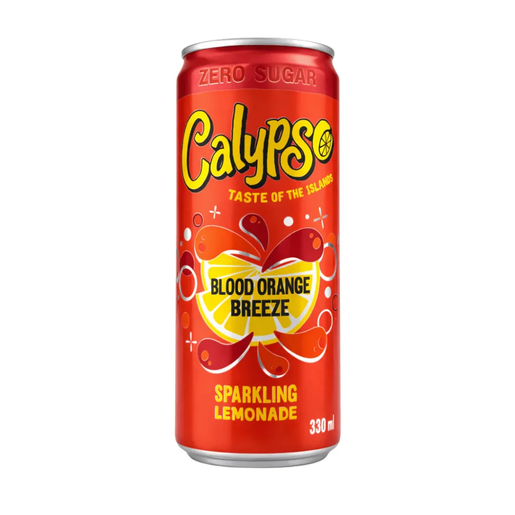Calypso Sparkling Lemonade Blood Orange Breeze Zero Sugar 330ml*12
