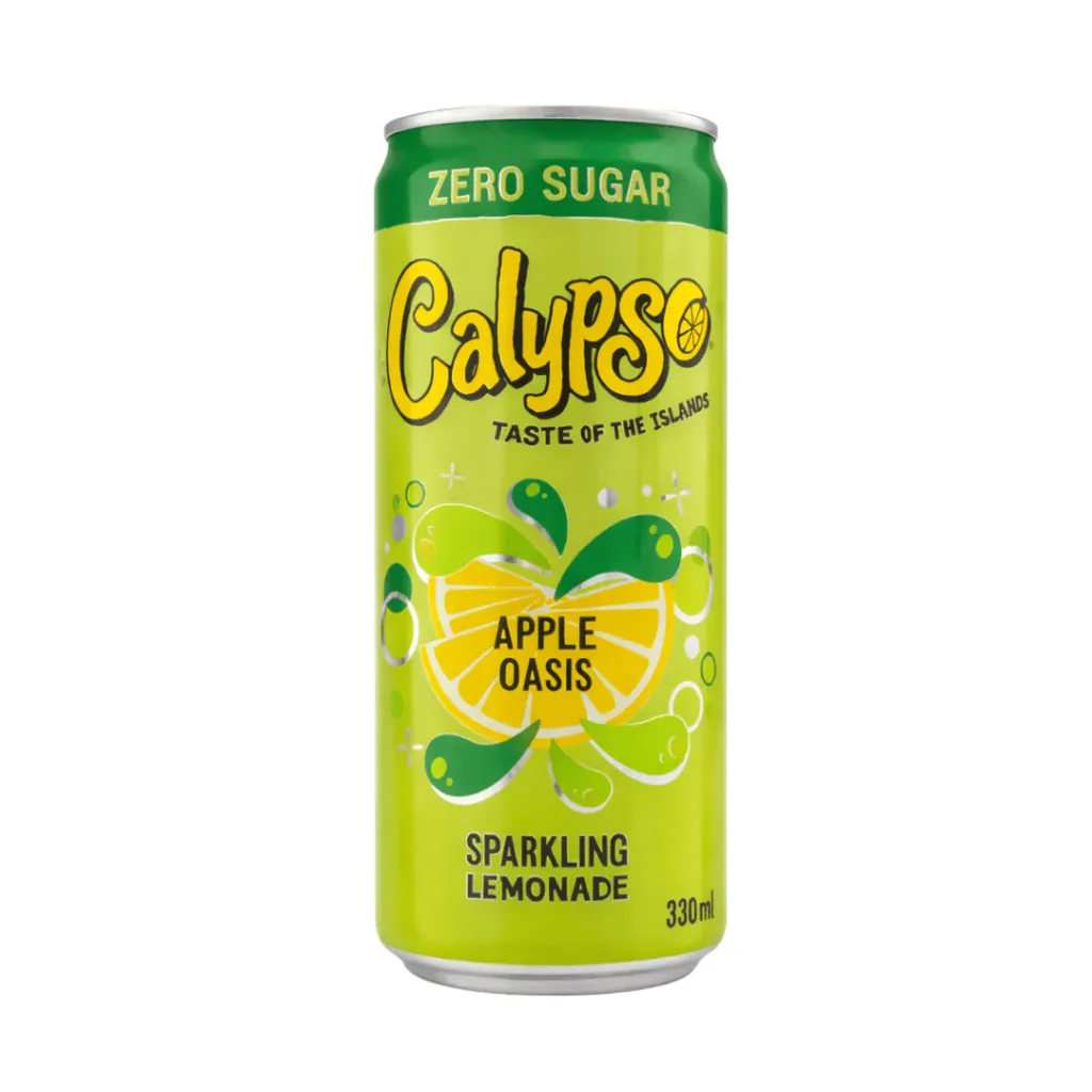 Calypso Sparkling Lemonade Apple Oasis Zero Sugar 12 x 330ml
