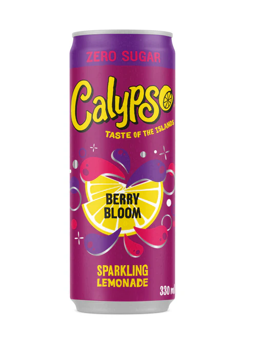Calypso Sparkling Lemonade Berry Bloom Zero Sugar 330ml*12