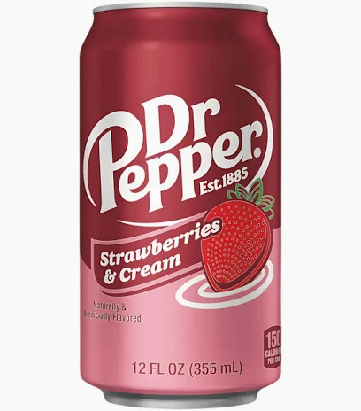 Dr Pepper Strawberries & Cream 12 x 355ml