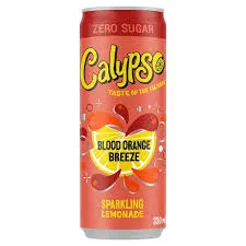 Calypso Sparkling Lemonade Blood Orange Breeze Zero Sugar 12 x 330ml