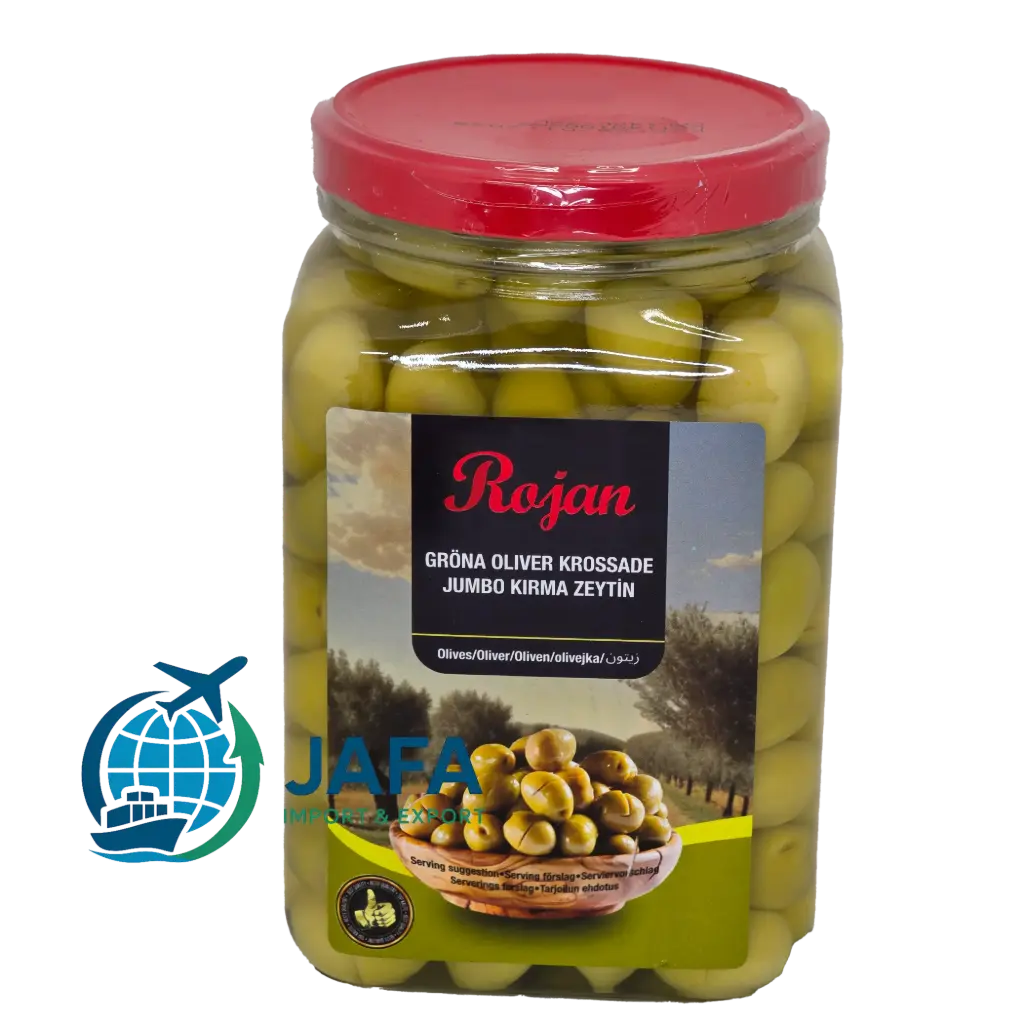 [2892] Rojan Green Olives Crushed 1600gr*6