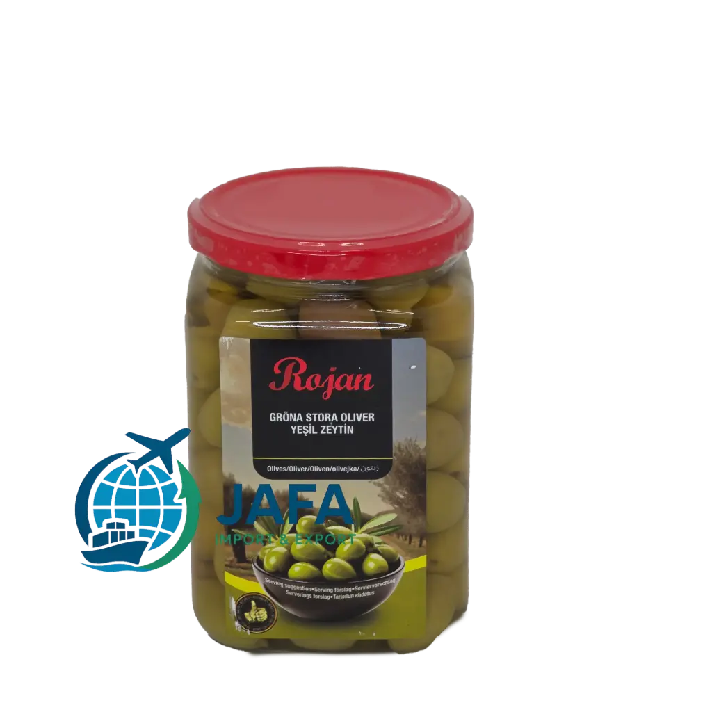 [2888] Rojan Green Olives glass 400gr*6